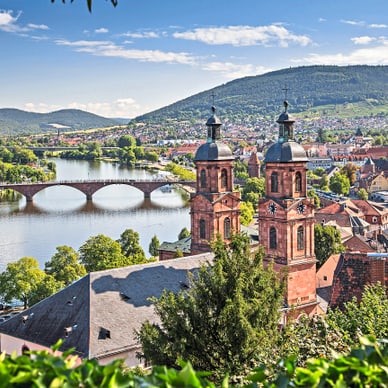Miltenberg mit Blick auf Main und Spessart Miltenberg mit Blick auf Main und Spessart