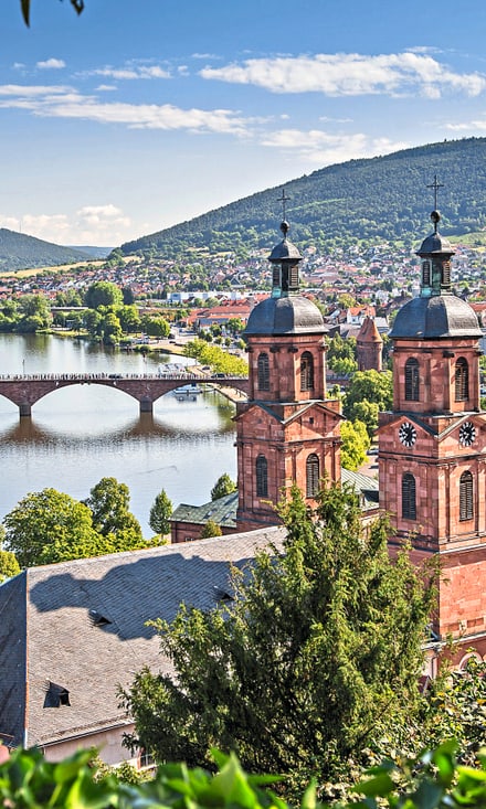 Miltenberg mit Blick auf Main und Spessart Miltenberg mit Blick auf Main und Spessart
