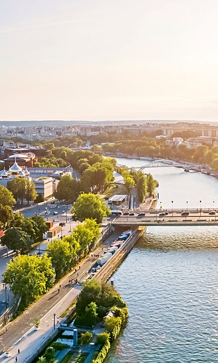Paris Eiffelturm Seine