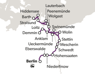 grand-tour-berlin-und-die-ostsee-8.jpg Karte mit Zugstrecke Berlin, Peenemünde, Stralsund.