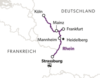 erlebnistour-auf-rhein-und-main-5.jpg Karte mit Städten am Rhein von Köln bis Strassburg.