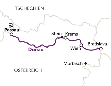 donau-im-sommer-mal-anders-7.png Karte mit Flussverlauf in Österreich und angrenzenden Ländern.