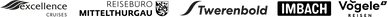 Schwarzer Hintergrund mit weissem Text und Logos.