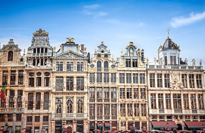 Historische Fassaden am Grand Place, Brüssel.