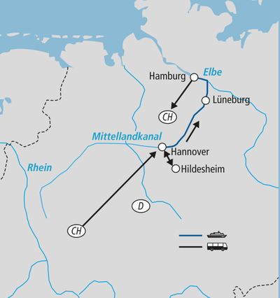 mit-musik-ins-neue-jahr-in-hamburg-2.jpg Karte mit Wasserwegen und Kanälen, zeigt Städte wie Hamburg und Hannover.