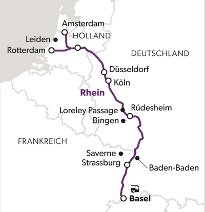 gartenkulturen-am-rhein-6.jpg Karte der Reiseroute von Amsterdam nach Basel entlang des Rheins.
