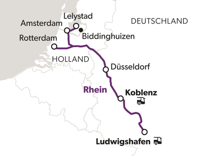 winter-magie-aus-licht-und-eis-9.jpg Karte mit Route von Amsterdam nach Ludwigshafen über Düsseldorf und Koblenz.