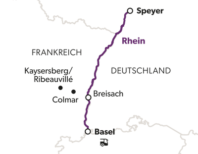 die-pfalz-und-das-elsass-4.png Karte zeigt Flussverlauf des Rheins von Speyer nach Breisach.